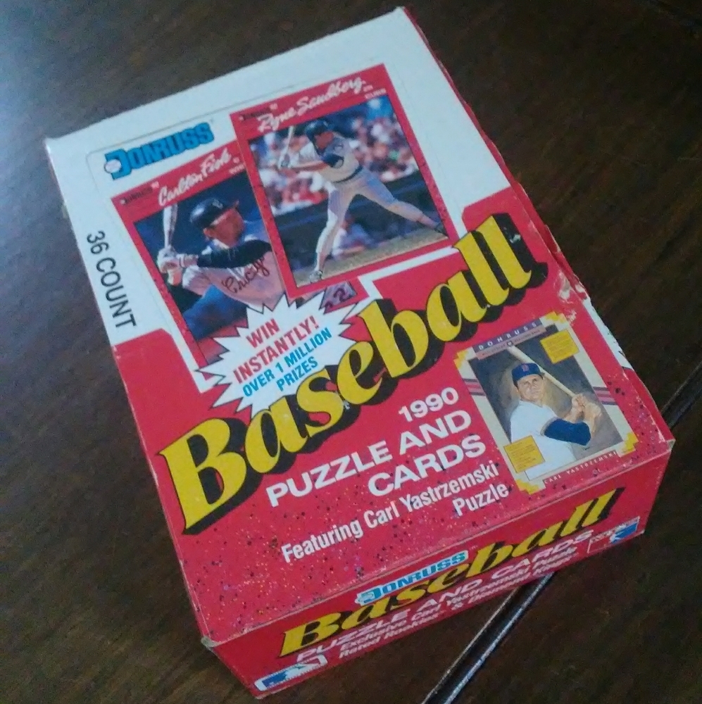 1990 Donruss Baseball Cards Box
